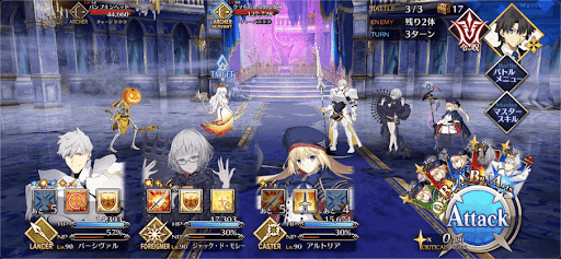 fgo-世界名作童話 女神と野獣_バトル