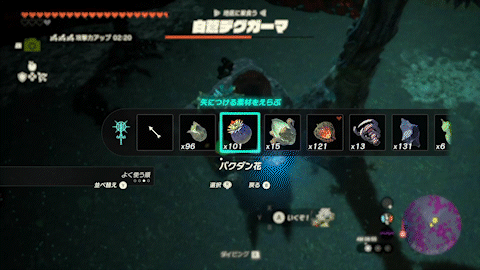 空中バクダン花放り込み