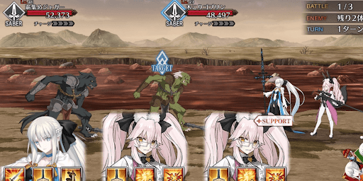 fgo-岩集め 注文の多い刀鍛冶_バトル1