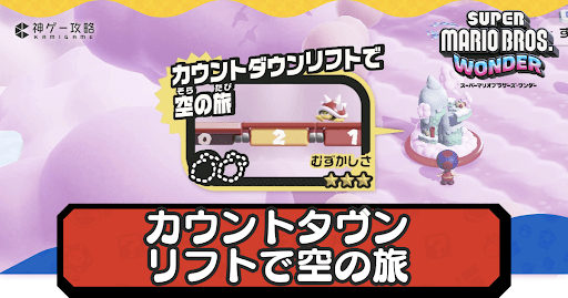 カウントダウンリフトで空の旅