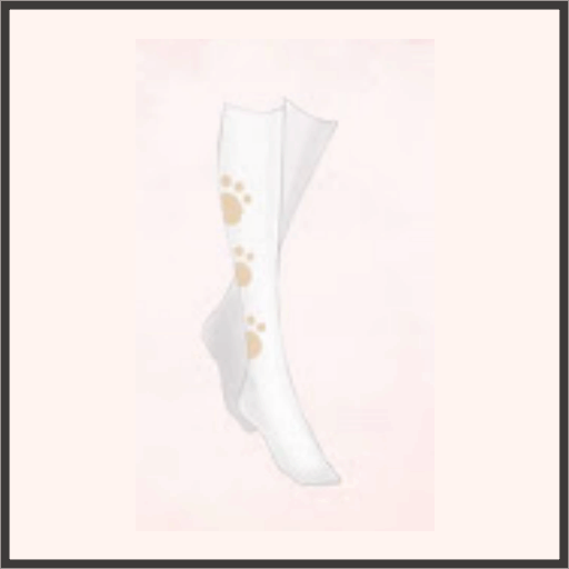 テディの足あと（茶）