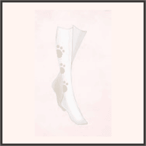 テディの足あと（茶）