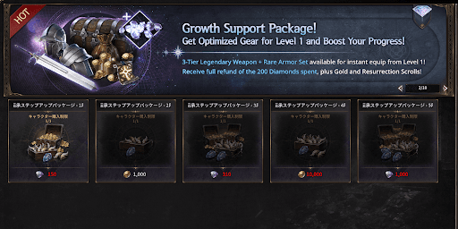 防具伝承ステップアップ商品