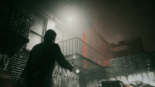 扉に入り奥でライトシフトを変更する