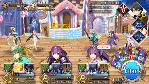 fgo-プリズマ・コーズ「お菓子の国」_バトル
