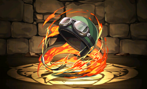 忍のゴーグル付きヘルメット