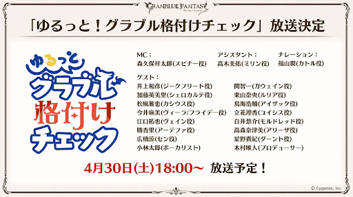 第2回グラブル格付けチェック