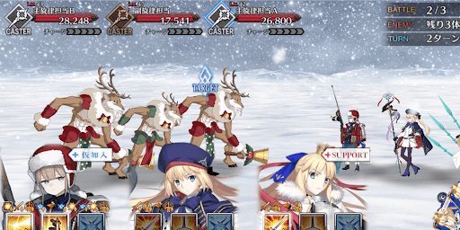 fgo-ルート整備大作戦！スノークリスタル級_バトル2