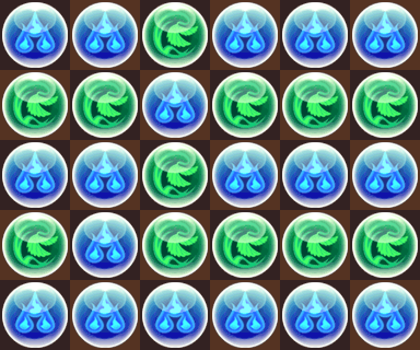 確定7コンボ盤面