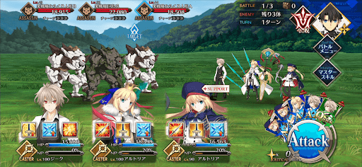 fgo-地獄の武田ブートキャンプ：実戦編_バトル1