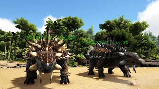 アンキロサウルスの番