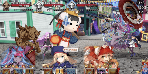 fgo-貿易戦略 ライバル団子屋との売り上げ勝負_バトル3