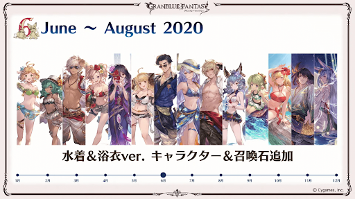 水着＆浴衣召喚石追加