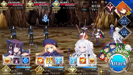 fgo-闇の精霊王を懲らしめろ！1戦