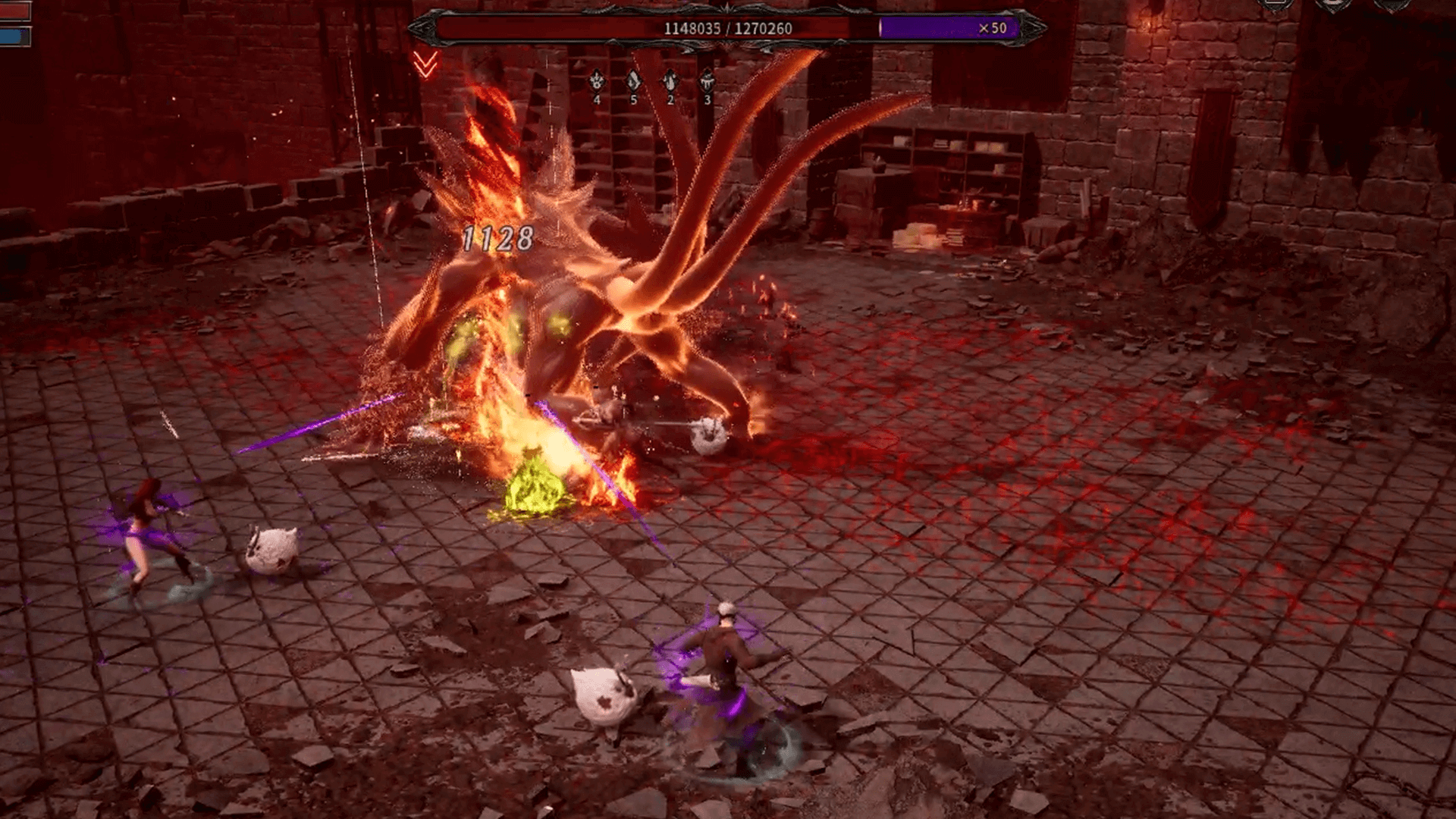 ダークディセンバー_最大4人でプレイ可能なレイドエリア