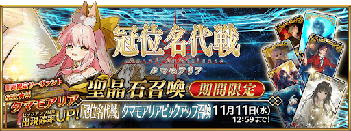 冠位名代戦タマモアリア