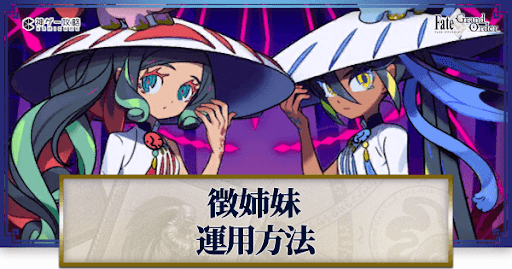 fgo-徴姉妹の運用方法とおすすめサーヴァント
