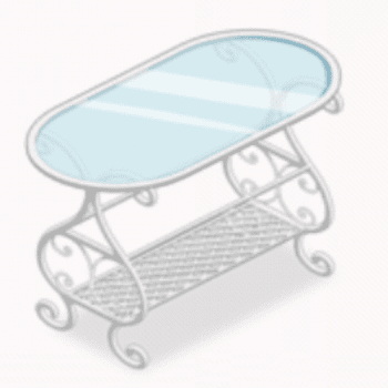 コーヒーテーブル・白