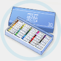 30色の絵の具セット