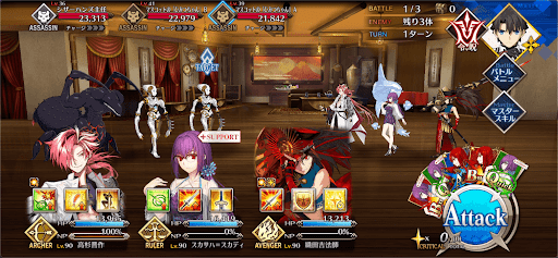 fgo-企業訪問 「ひみつ会社アサシン」_バトル1