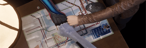 手を取り合って