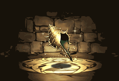 パズドラアイランドの貝殻【金】