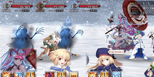 fgo-ルート整備大作戦！パウダーダスト級_バトル1