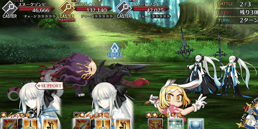 fgo-ゴーストルーム不死王の歓待_バトル2