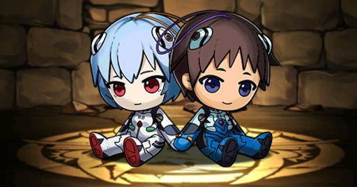 シンジ＆レイのマスコット