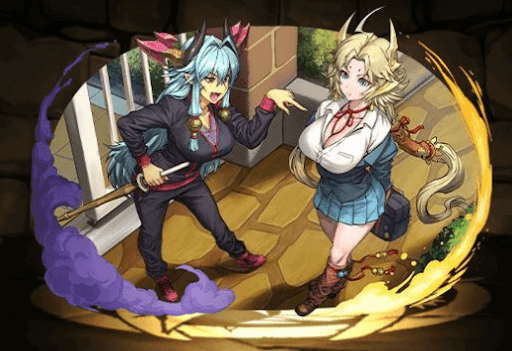 生徒指導とギャル龍喚士・サツキ＆カンナ