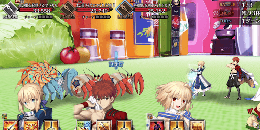 fgo-特訓最高の食材を求めて_バトル1