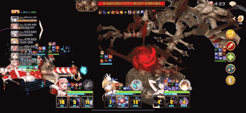 オブリガードのバトル中の画面画像