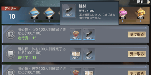 デイリータスクをこなす