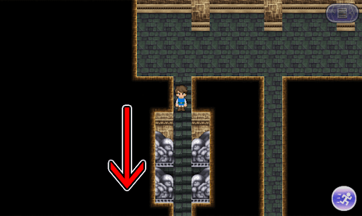 FF5_ロンカの心臓_B2F_西の階段下る_奈落の滝へ