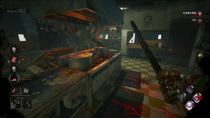 消防斧で中距離攻撃が可能