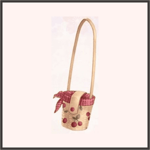 チェリーのかごバッグ