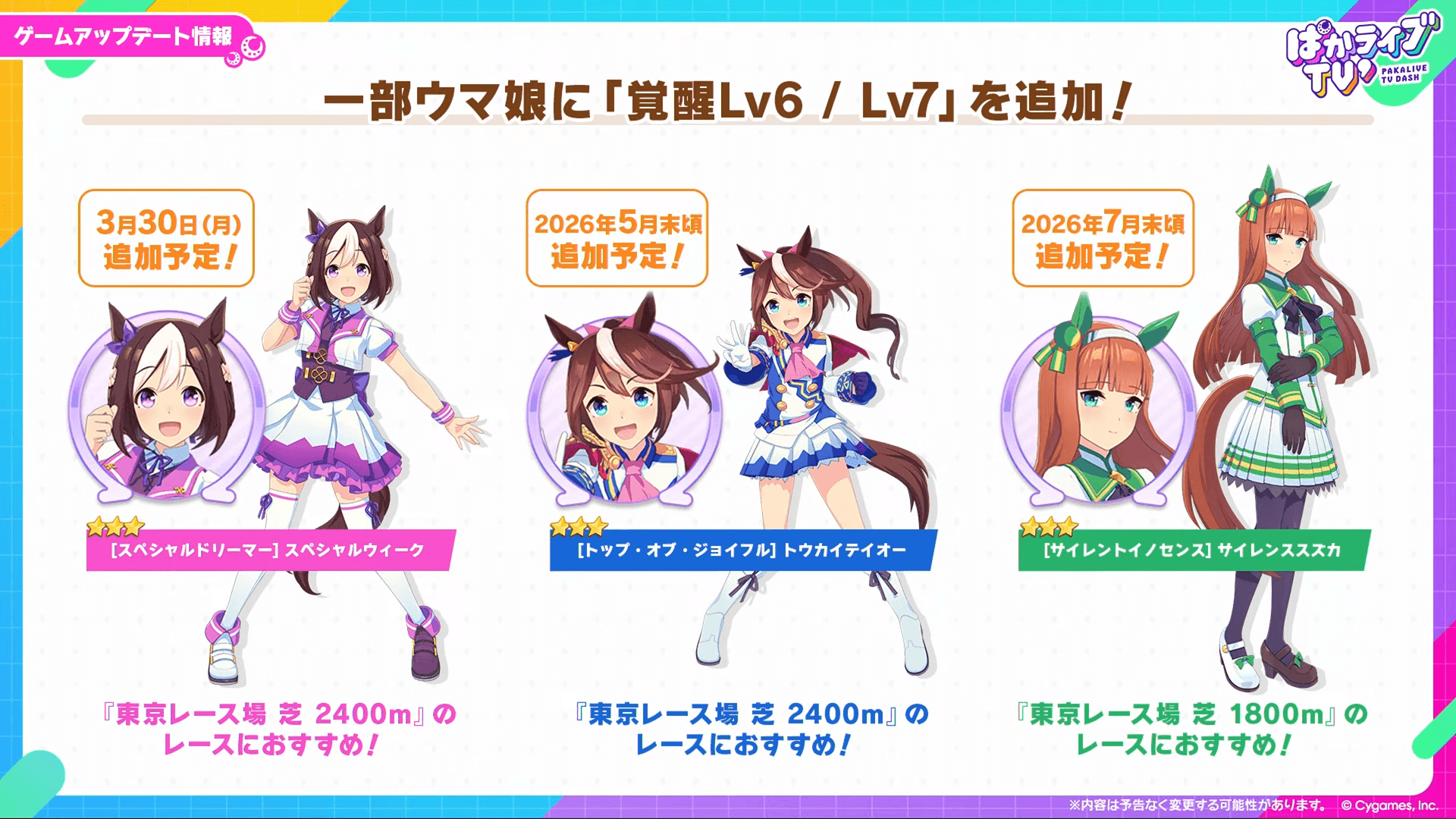 「ウマ娘 プリティーダービー」ぱかライブTV' #1 1-37-50 screenshot