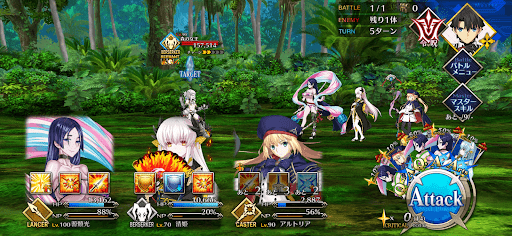 fgo-森の女王、強かに戦術を練る1戦②
