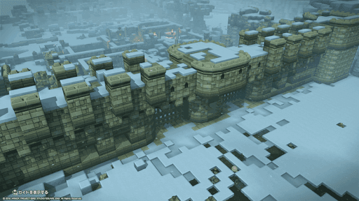 城門の設計図：建物画像