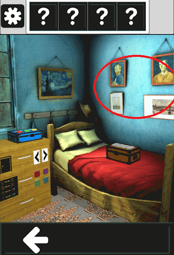 アンティークルームの謎_描きつぶされたメモの入手