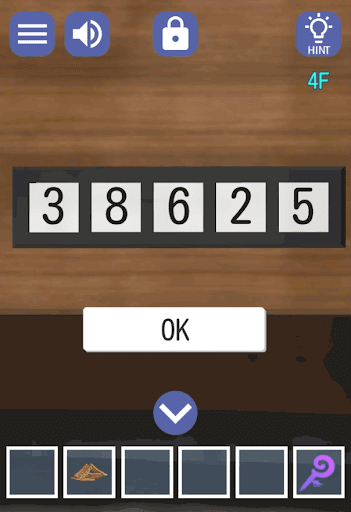 ドラゴンと魔法使いの住む塔_4階_okを押して扉を開ける