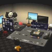 黒猫のお部屋レイアウトの画像