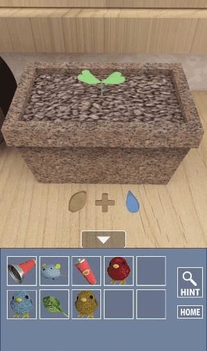 インコ脱出2_花を咲かせる