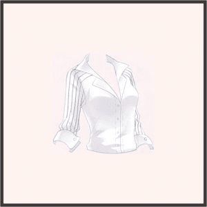 ストライプ（白）