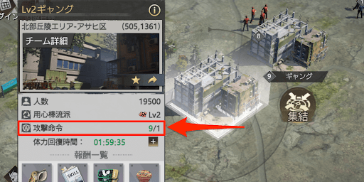 ギャングの退治に使用する