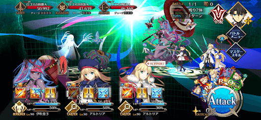 fgo-極静域の鯨波(1/6)1戦-1