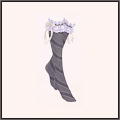リボン靴下-夢