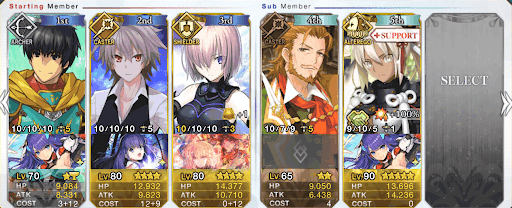 fgo-目黄不動3ターン周回