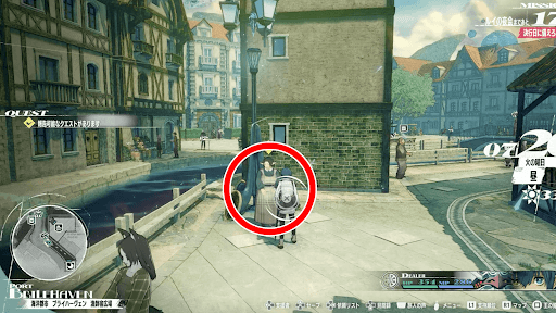 ブライハーヴェンの漁師宿広場で受注する