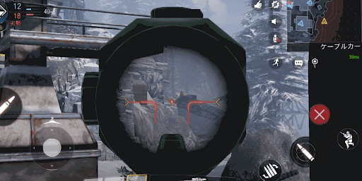 遠距離武器は端の道で戦う